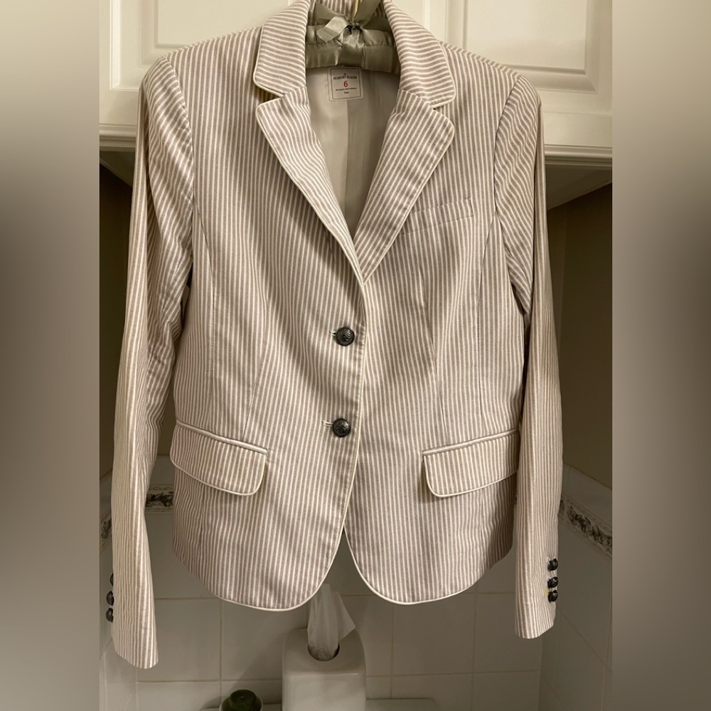 Gap The Academy Pin Stripe Blazer SZ 6 Never Been Worn